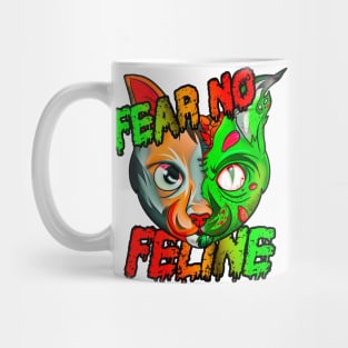 Fear No Feline Zombie Mug